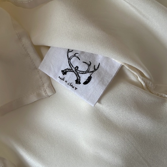 NWOT Spell Bride Maple Silk Slip Dress Size Small - Picture 4 of 7